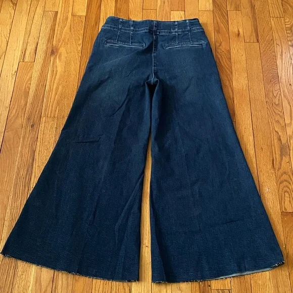 Pilcro NWT A-Line Trapeze High-Rise Wide-Leg Jeans Size 28 Anthropolgie - Picture 14 of 16